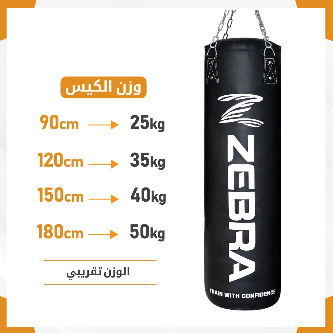 Zebra punching bag